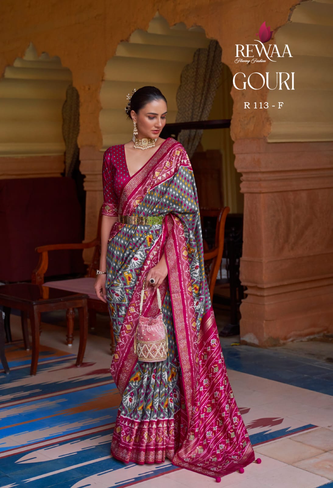 Rewaa Gouri Silk Heavy Wedding Wear New Designer Saree Collection